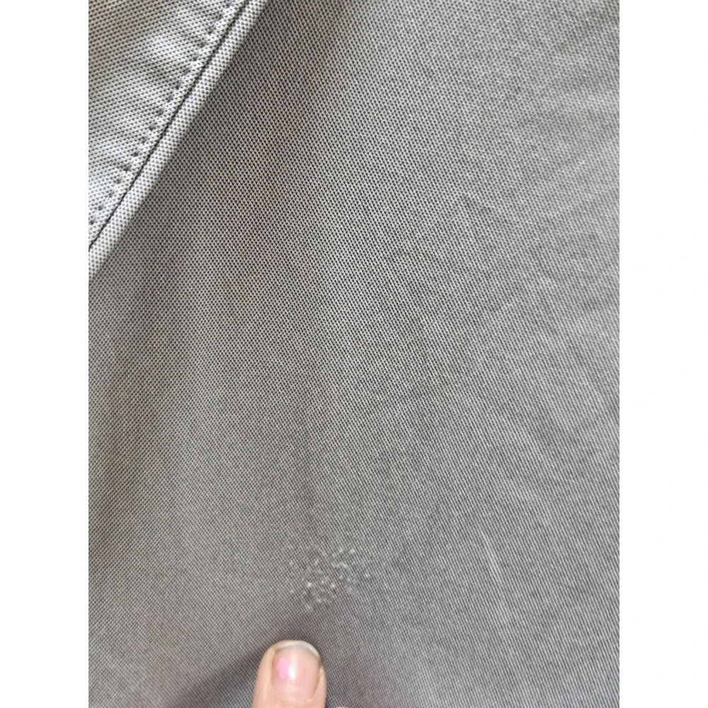 Nike Golf Polo Shirt‎ Mens 2XL Gray Solid Dri-FIT Standard Fit Short Sleeve